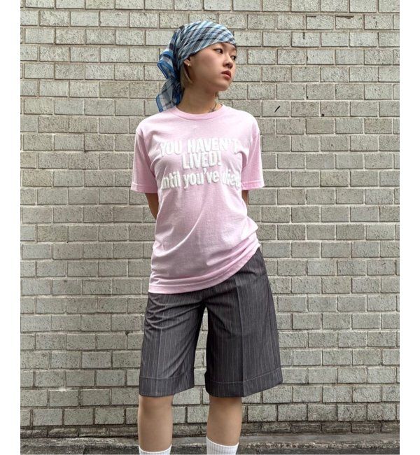 Oriens JOURNAL STANDARD「【nancy/ナンシー】 LIVED? TEE NA086」|Tシャツ・カットソー|ピンク