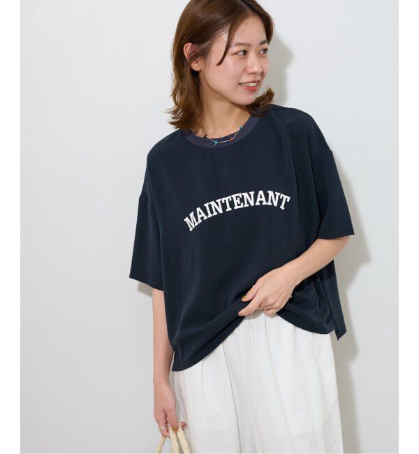 JOURNAL STANDARD relume「《追加3》2WAYジョーゼットロゴTEE」|Tシャツ・カットソー|