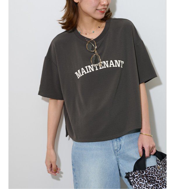 JOURNAL STANDARD relume「《追加3》2WAYジョーゼットロゴTEE」|Tシャツ・カットソー|