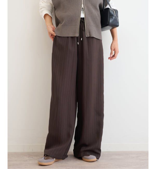 JOURNAL STANDARD relume「《追加》N/Rダブルストライプパンツ」|その他|ブラウン