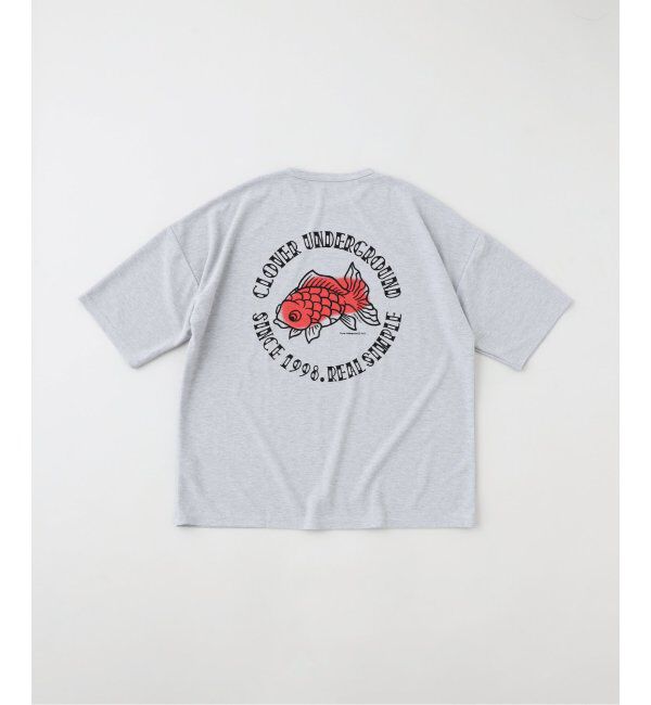 JOURNAL STANDARD relume「Cloveru / クローバル Japan Made Recycle GOLD FISH WIDE Tee」|Tシャツ・カットソー|