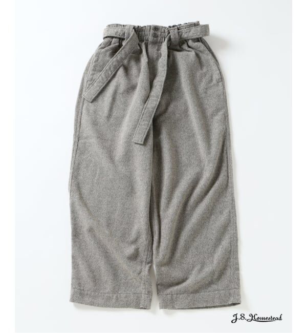 J.S.Homestead「J.S.Homestead / トップ ツイード JUDO パンツ」|その他|ベージュ