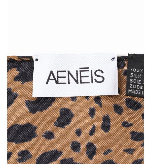 journal standard L'essage「【AENEIS/エネス】ECLIPSE ANIMAL SILK SCARF,68CM：スカーフ」|バンダナ・スカーフ|