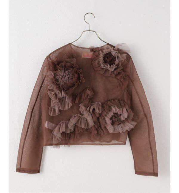 JOURNAL STANDARD「【VIVIANO / ヴィヴィアーノ】Flower Tulle Cardigan」|その他|