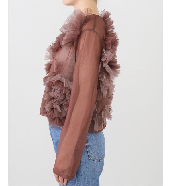 JOURNAL STANDARD「【VIVIANO / ヴィヴィアーノ】Flower Tulle Cardigan」|その他|