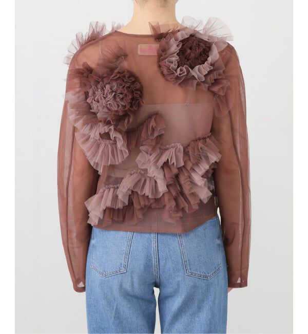 JOURNAL STANDARD「【VIVIANO / ヴィヴィアーノ】Flower Tulle Cardigan」|その他|