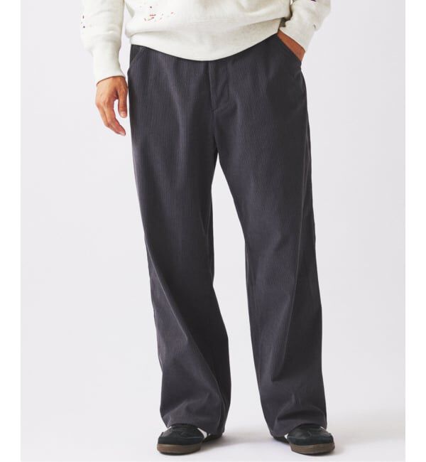 JOURNAL STANDARD relume「TECH &rdquo;SOLOTEX(R)&rdquo; コーデュロイ ウォッシャブル スクエア イージーパンツ」|スラックス|