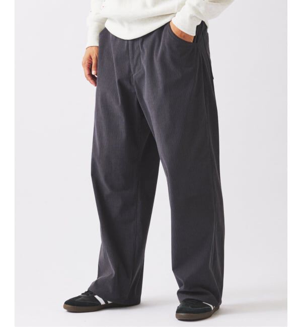 JOURNAL STANDARD relume「TECH &rdquo;SOLOTEX(R)&rdquo; コーデュロイ ウォッシャブル スクエア イージーパンツ」|スラックス|
