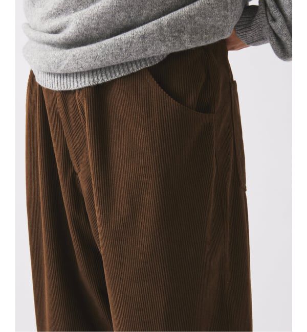 JOURNAL STANDARD relume「TECH &rdquo;SOLOTEX(R)&rdquo; コーデュロイ ウォッシャブル スクエア イージーパンツ」|スラックス|