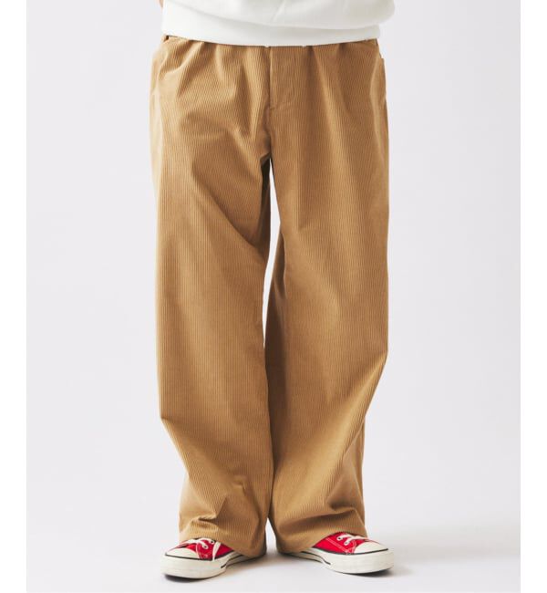JOURNAL STANDARD relume「TECH &rdquo;SOLOTEX(R)&rdquo; コーデュロイ ウォッシャブル スクエア イージーパンツ」|スラックス|