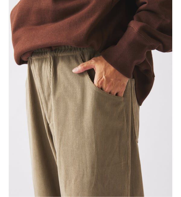 JOURNAL STANDARD relume「TECH &rdquo;SOLOTEX(R)&rdquo; コーデュロイ ウォッシャブル スクエア イージーパンツ」|スラックス|