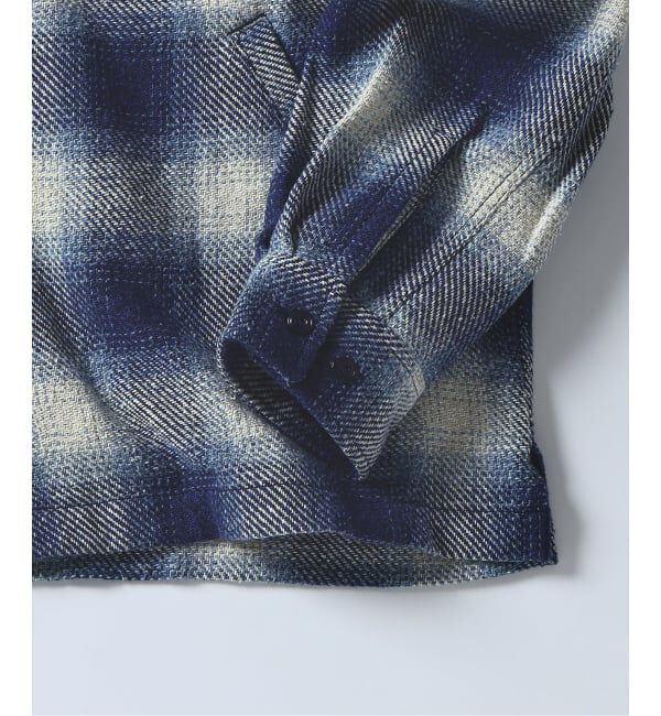 J.S.Homestead「Stead / T/C ネップ オンブレー ジップ アップ シャツ」|シャツ・ブラウス|