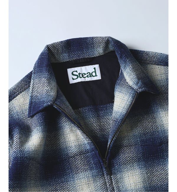 J.S.Homestead「Stead / T/C ネップ オンブレー ジップ アップ シャツ」|シャツ・ブラウス|