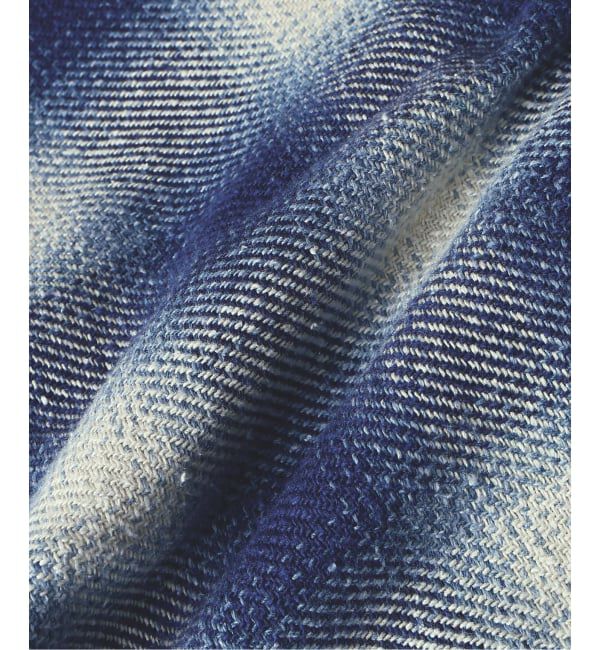 J.S.Homestead「Stead / T/C ネップ オンブレー ジップ アップ シャツ」|シャツ・ブラウス|