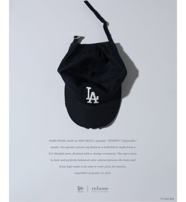 JOURNAL STANDARD relume「NEW ERA / ニューエラ 別注 9THIRTY(TM) ハードウォッシュ Dodgers」|キャップ・キャスケット|ネイビー