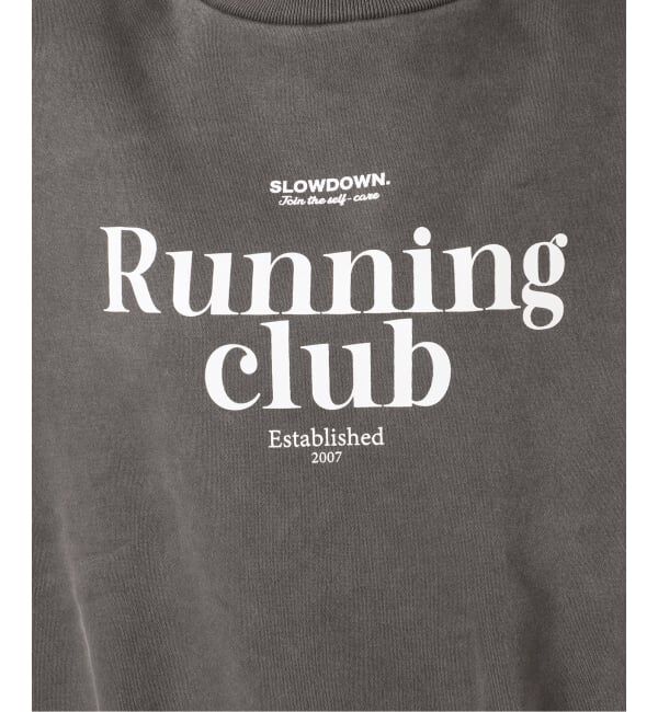 journal standard L'essage「【RUNNING~】ピグメントスウェットプルオーバー」|スウェット・ジャージ|