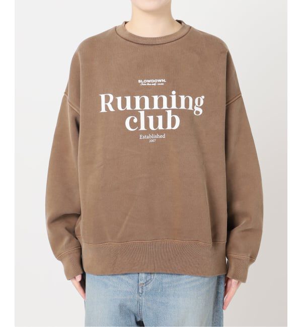 journal standard L'essage「【RUNNING~】ピグメントスウェットプルオーバー」|スウェット・ジャージ|
