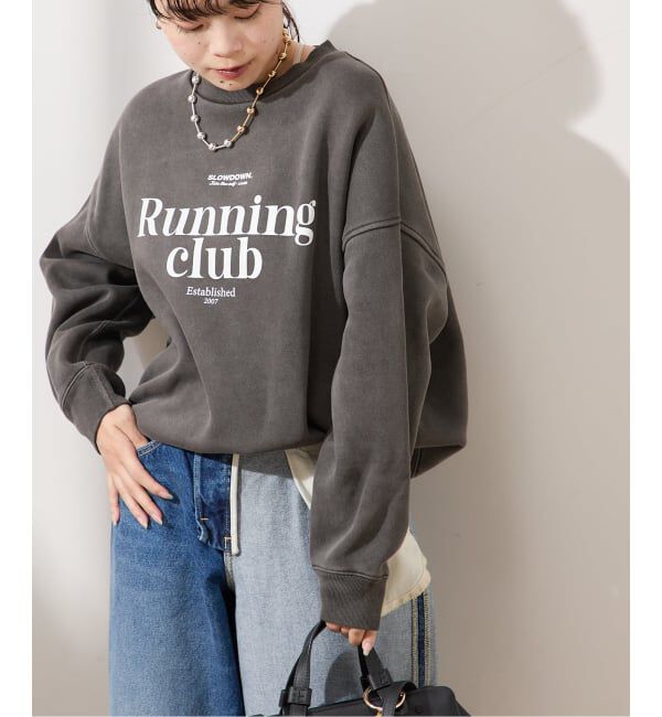 journal standard L'essage「【RUNNING~】ピグメントスウェットプルオーバー」|スウェット・ジャージ|