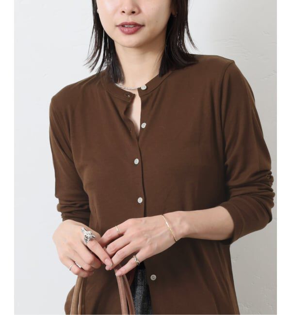 JOURNAL STANDARD「《追加2》ウールMIX シアークルーネックカーディガン」|カーディガン|