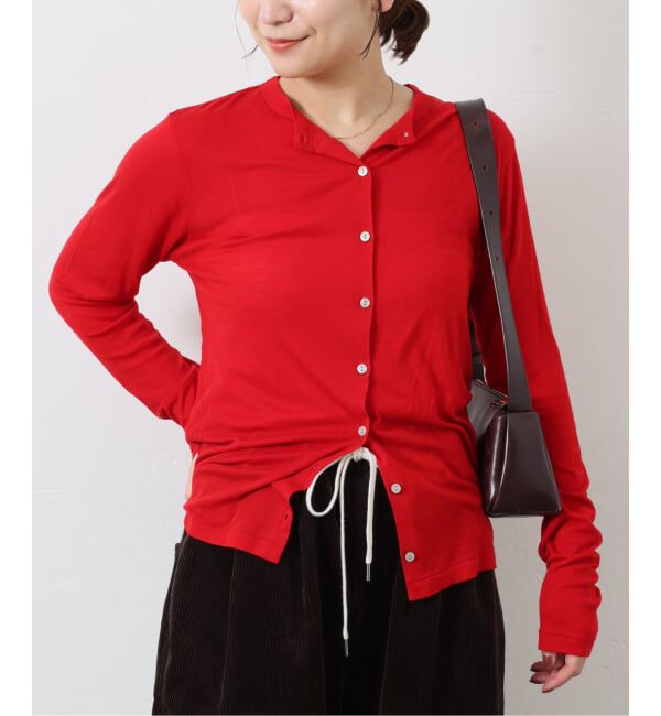 JOURNAL STANDARD「《追加2》ウールMIX シアークルーネックカーディガン」|カーディガン|