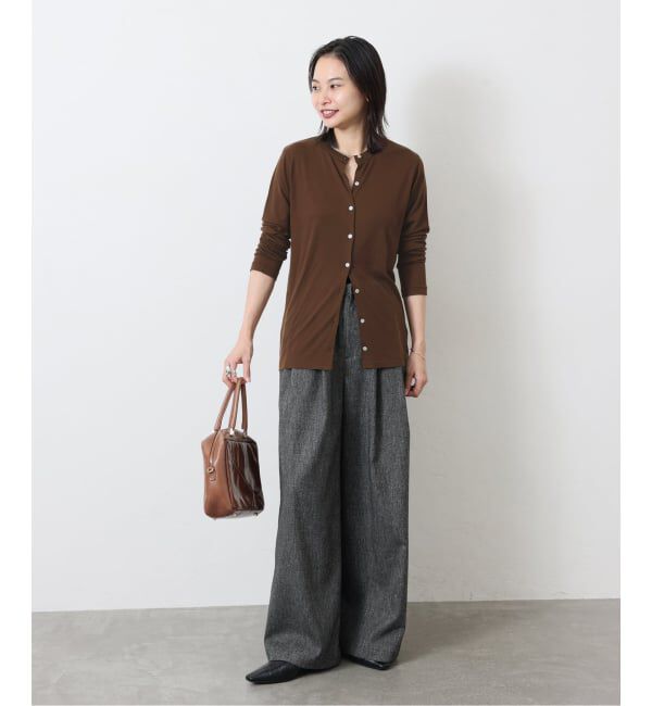 JOURNAL STANDARD「《追加2》ウールMIX シアークルーネックカーディガン」|カーディガン|