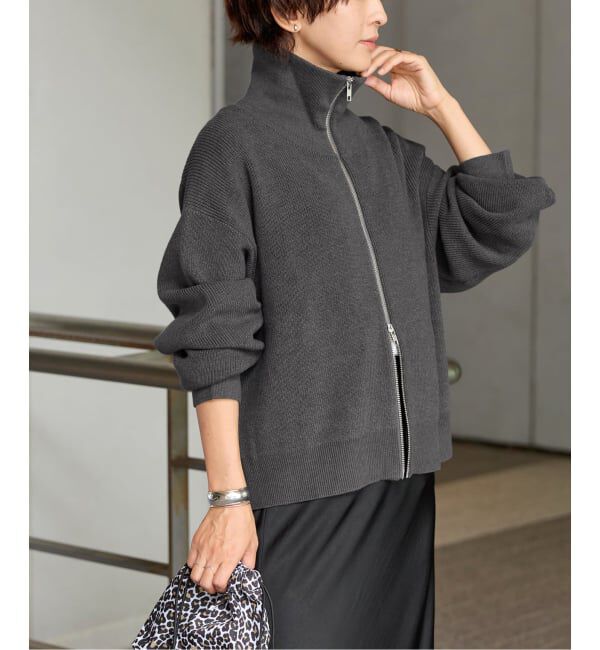 JOURNAL STANDARD relume「《WEB限定追加2》ダブルジップニットカーディガン」|カーディガン|