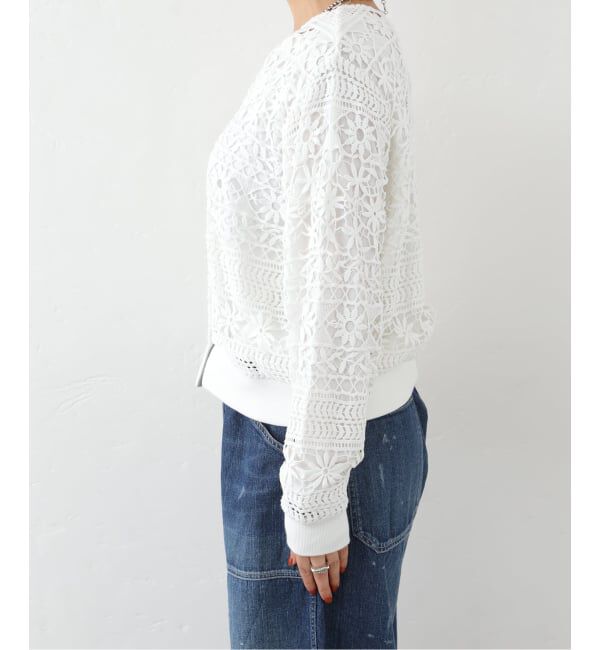 journal standard luxe「コットンレース リブブラウス」|シャツ・ブラウス|