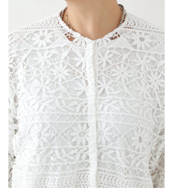 journal standard luxe「コットンレース リブブラウス」|シャツ・ブラウス|