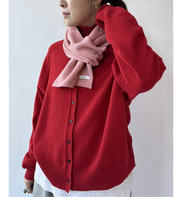 journal standard luxe「【ARMEN】WOOL/CASHMERE LOOP SCARF」|マフラー|ピンク