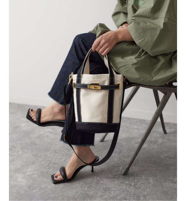 journal standard L'essage「《追加予約11》別注【SITA PARANTICA/シータパランティカ】CLVバケツ 2WAY バッグ」|ショルダー・メッセンジャー|ブラック