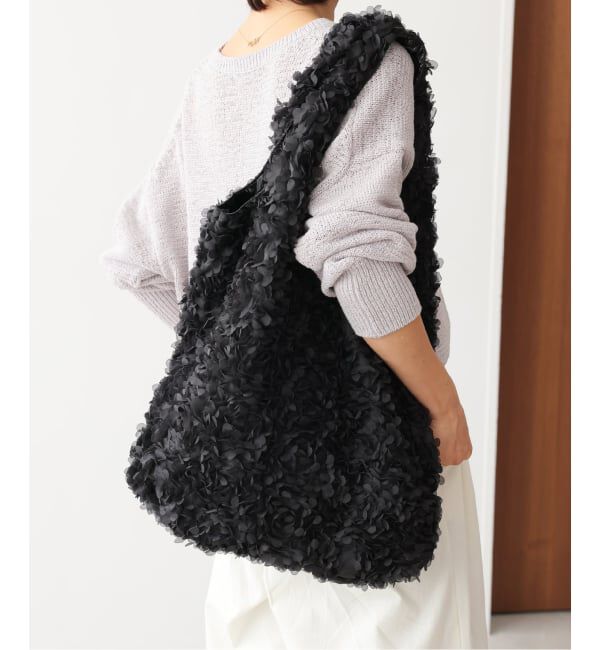 JOURNAL STANDARD relume「《予約》［26SS新作］【HELOYSE/エロイーズ】bouquet tote：トートバッグ」|トートバッグ|ブラック