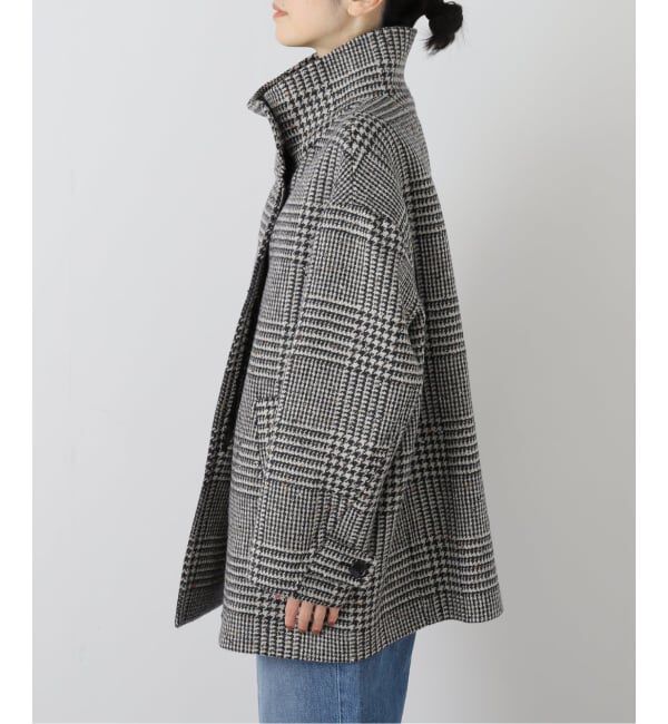 journal standard L'essage「BALLI/CHECKスタンドカラーショートコート」|その他|