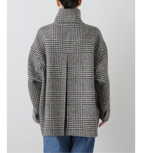 journal standard L'essage「BALLI/CHECKスタンドカラーショートコート」|その他|