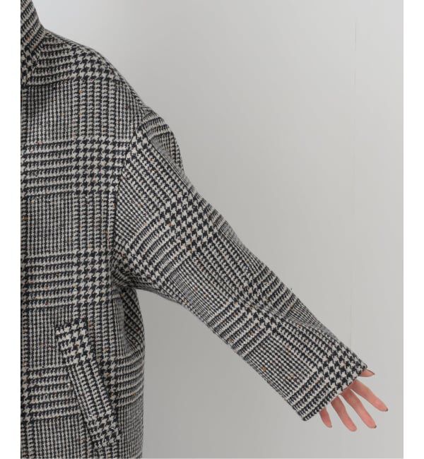 journal standard L'essage「BALLI/CHECKスタンドカラーショートコート」|その他|