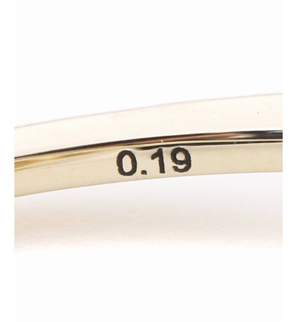 Lilas by Spick&Span「オーバルカットダイヤリング K10」|リング|