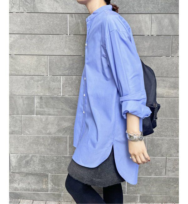 Spick and Span「クリアコットンスタンドカラーシャツ」|シャツ・ブラウス|