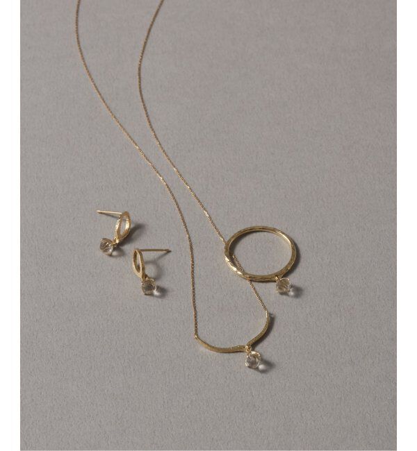 Lilas by Spick&Span「ラフカットクォーツテクスチャーリング K10」|リング|