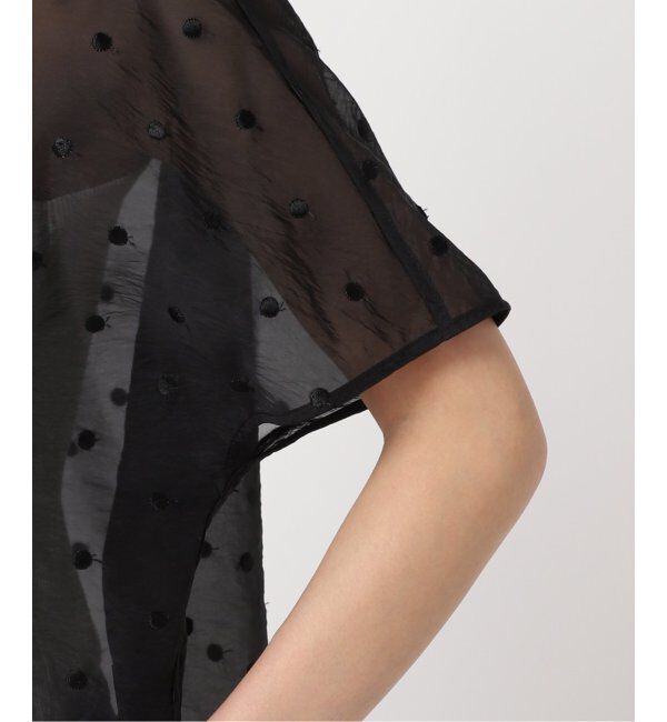 Spick and Span「シアードットサークルシャツ」|シャツ・ブラウス|