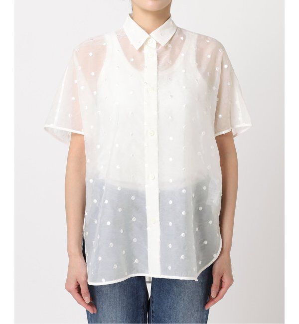 Spick and Span「シアードットサークルシャツ」|シャツ・ブラウス|