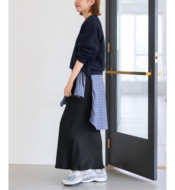 FRAMeWORK「≪追加≫シルキーキュプラバイアススカート」|スカート|