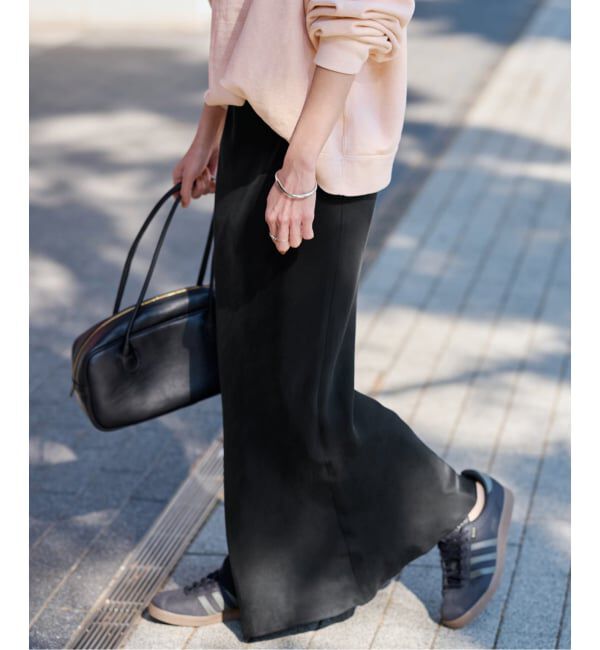 FRAMeWORK「≪追加≫シルキーキュプラバイアススカート」|スカート|