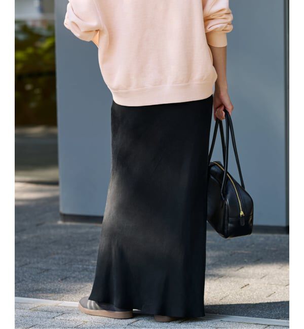 FRAMeWORK「≪追加≫シルキーキュプラバイアススカート」|スカート|