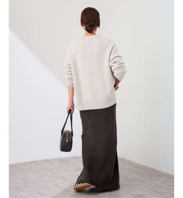 FRAMeWORK「≪追加≫シルキーキュプラバイアススカート」|スカート|