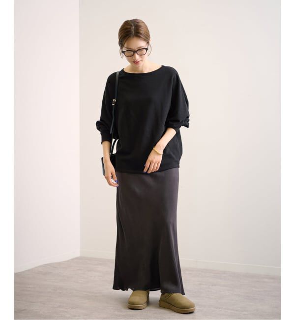 FRAMeWORK「≪追加≫シルキーキュプラバイアススカート」|スカート|