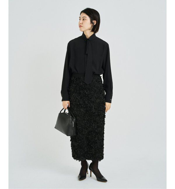 HARDY NOIR「フラワーチュールタイトスカート」|スカート|