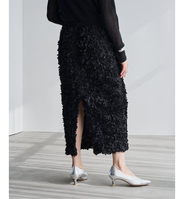 HARDY NOIR「フラワーチュールタイトスカート」|スカート|