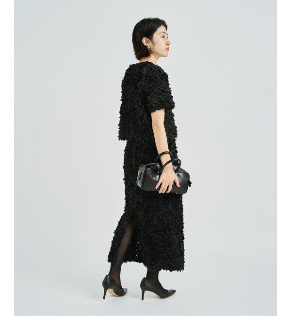 HARDY NOIR「フラワーチュールタイトスカート」|スカート|