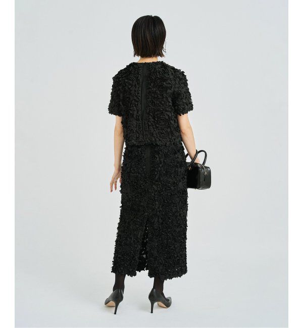 HARDY NOIR「フラワーチュールタイトスカート」|スカート|