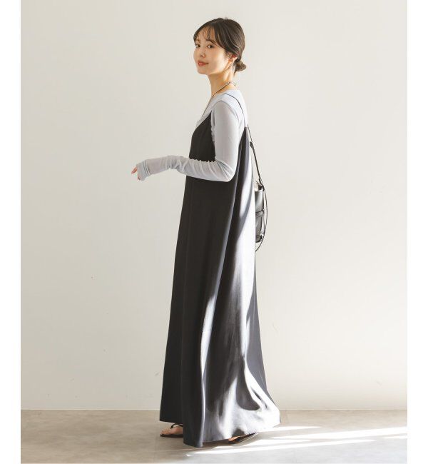 NOBLE「《追加》ビンテージツイルコンフォータブルキャミワンピース  6」|ワンピース|