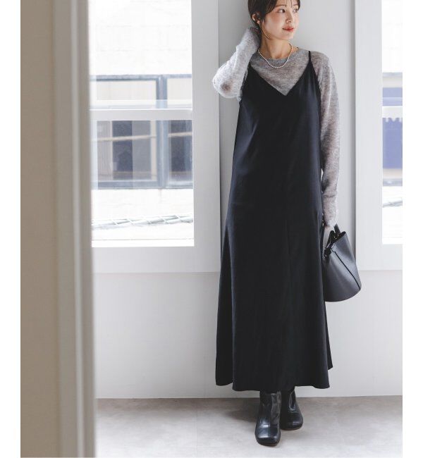 NOBLE「《追加》ビンテージツイルコンフォータブルキャミワンピース  6」|ワンピース|